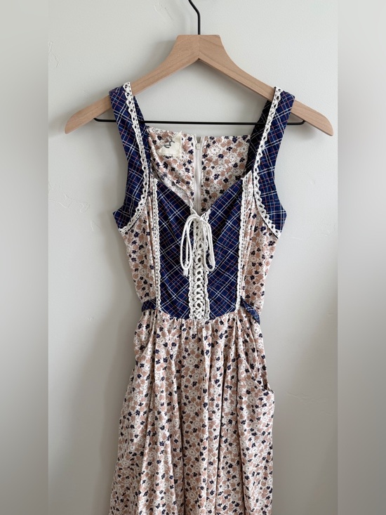 Gunne Sax Dresses & Skirts - Vintage 1970s Gunne Sax Plaid & Calico Sundress